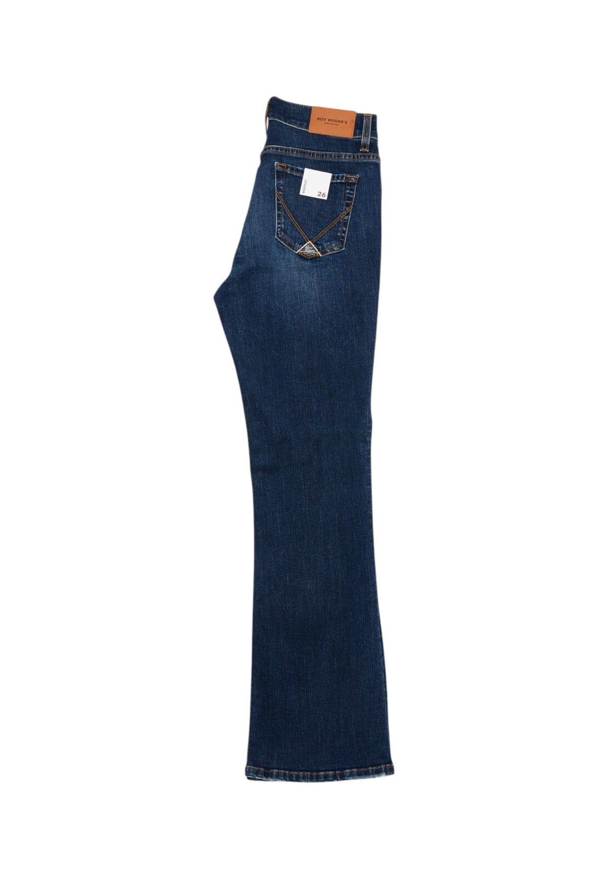 Jeans Bootcut Fit Donna Roy Roger's Denim di cotone elasticizzato, lavaggio Doja Zandra Hem RND104CT343274