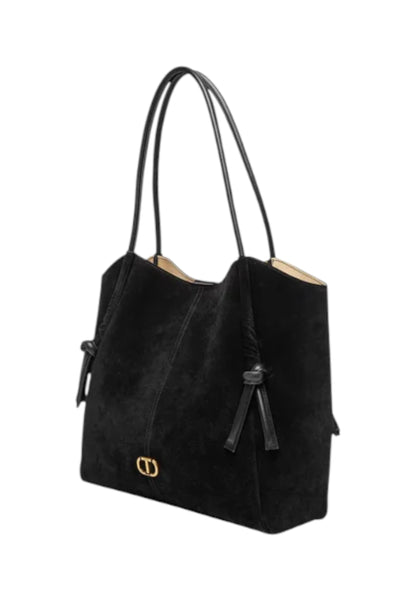 Borsa A Spalla Donna Twinset Tote In Pelle Grande Doppio Manico Con Nodo  252TD8350