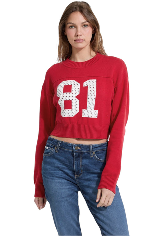 Maglione A Girocollo Donna Guess  Gj Crop 81 W5YR33Z3HM1