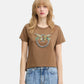T-Shirt Manica Corta Donna Pinko Con Maxi Logo Ricamo Quentin 100535A33F