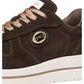 Sneakers Basse Donna Nero Giardini Tomaia in pelle, chiusura con lacci, applicazione logo laterale, punta tonda, suola rialzata in gomma, Made in Italy  I617362D