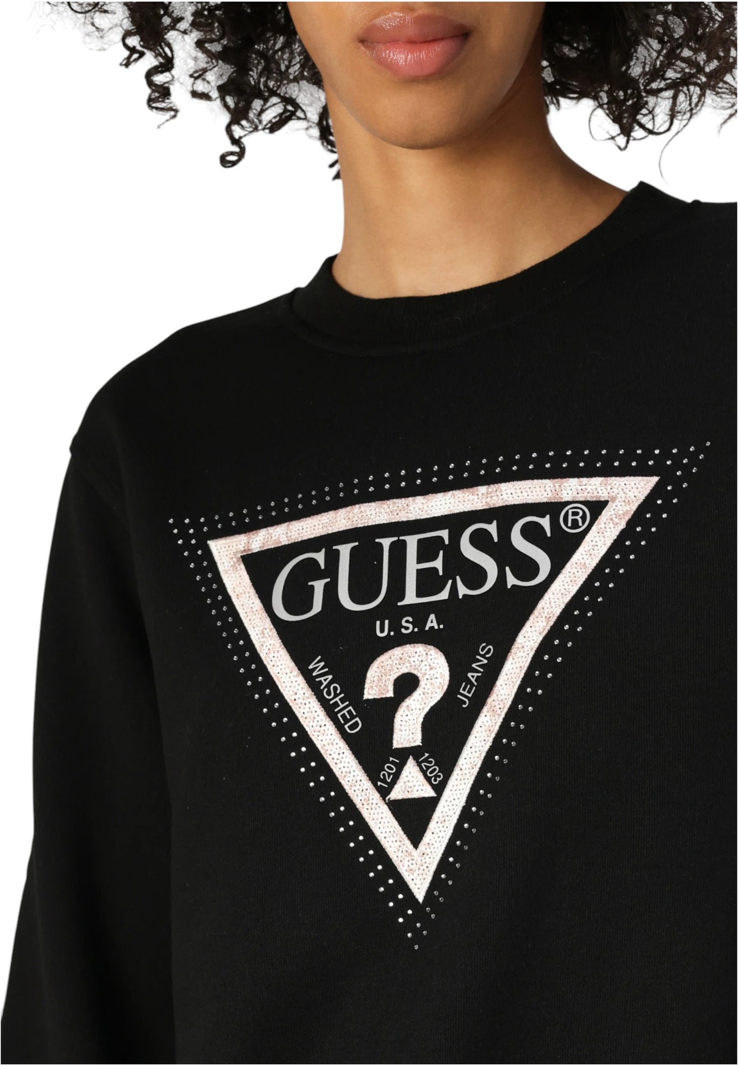 Felpa A Girocollo Donna Guess