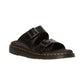 Ciabatte  Uomo Dr. Martens A Doppia Fascia Josef Black Analine 31570