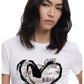 T-Shirt  Donna Desigual  Ts Letter Core 25WWTK04