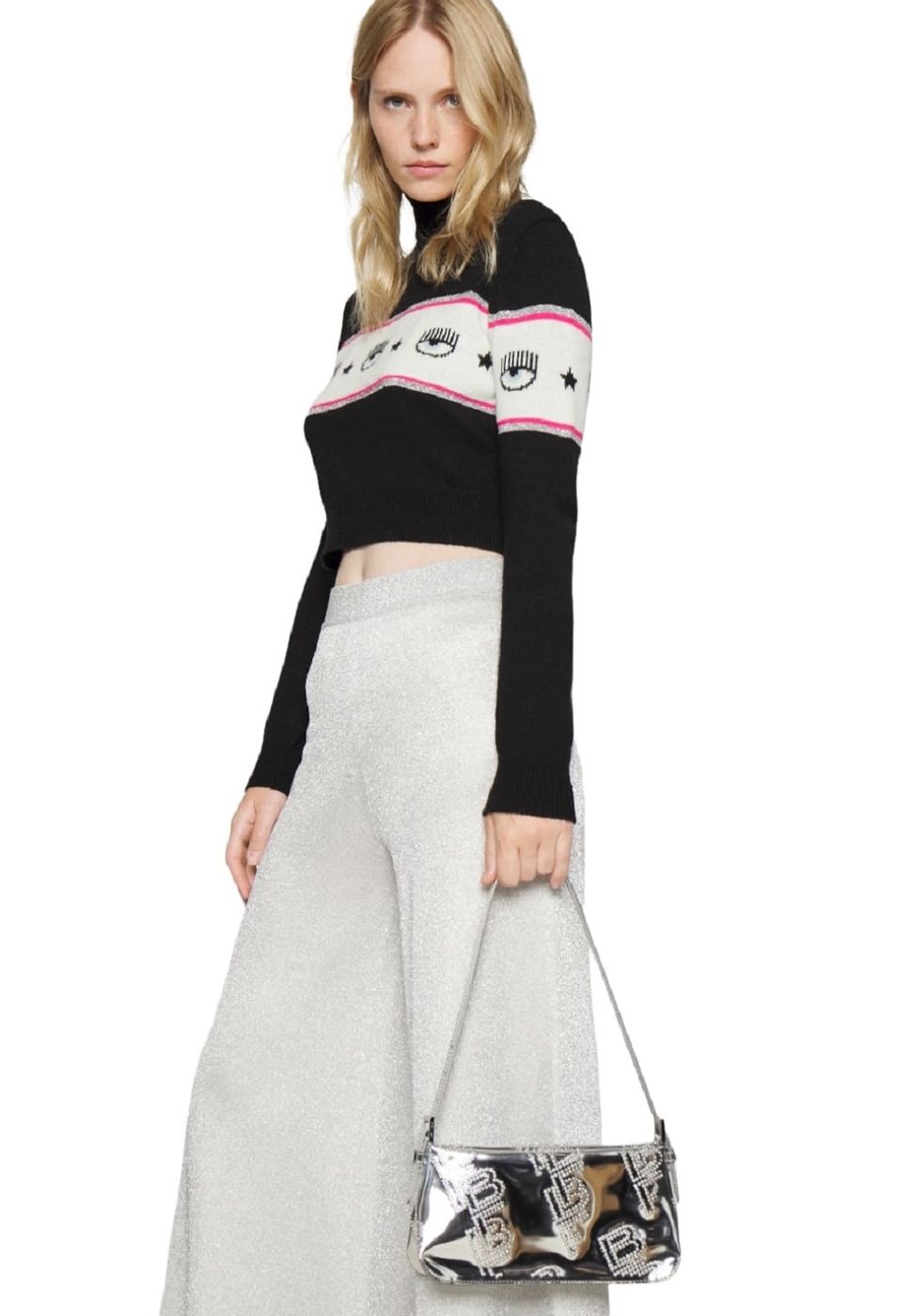 Maglione Collo Alto Donna Chiara Ferragni   73CBFM27CMA10