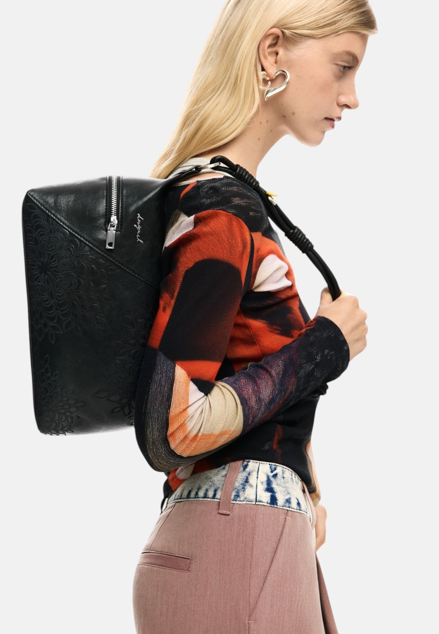 Borsa A Spalla Donna Desigual  Bag Sierra  Black Huntington 26SAXPAW