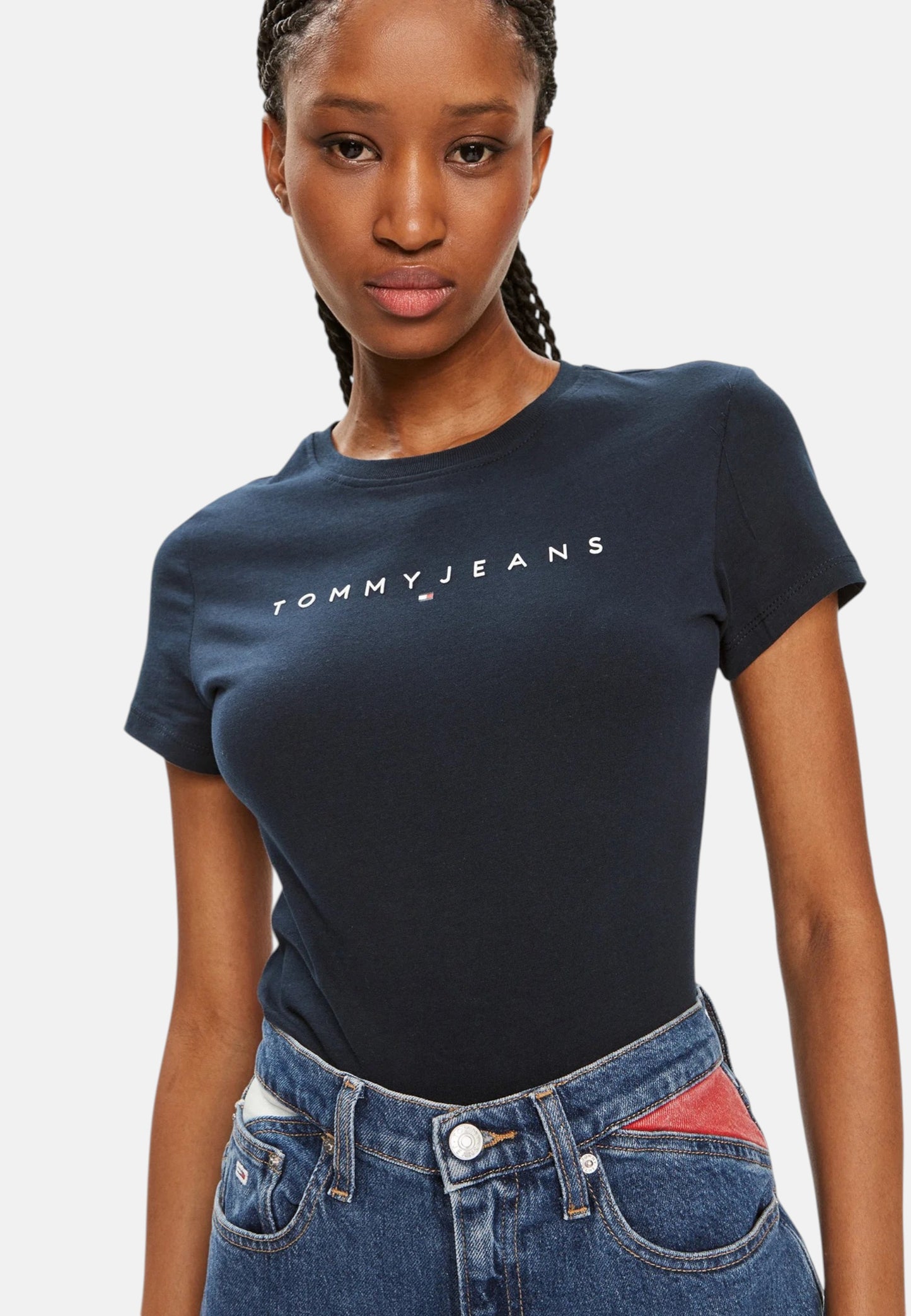 T-Shirt Manica Corta Donna Tommy Jeans   DW0DW18398