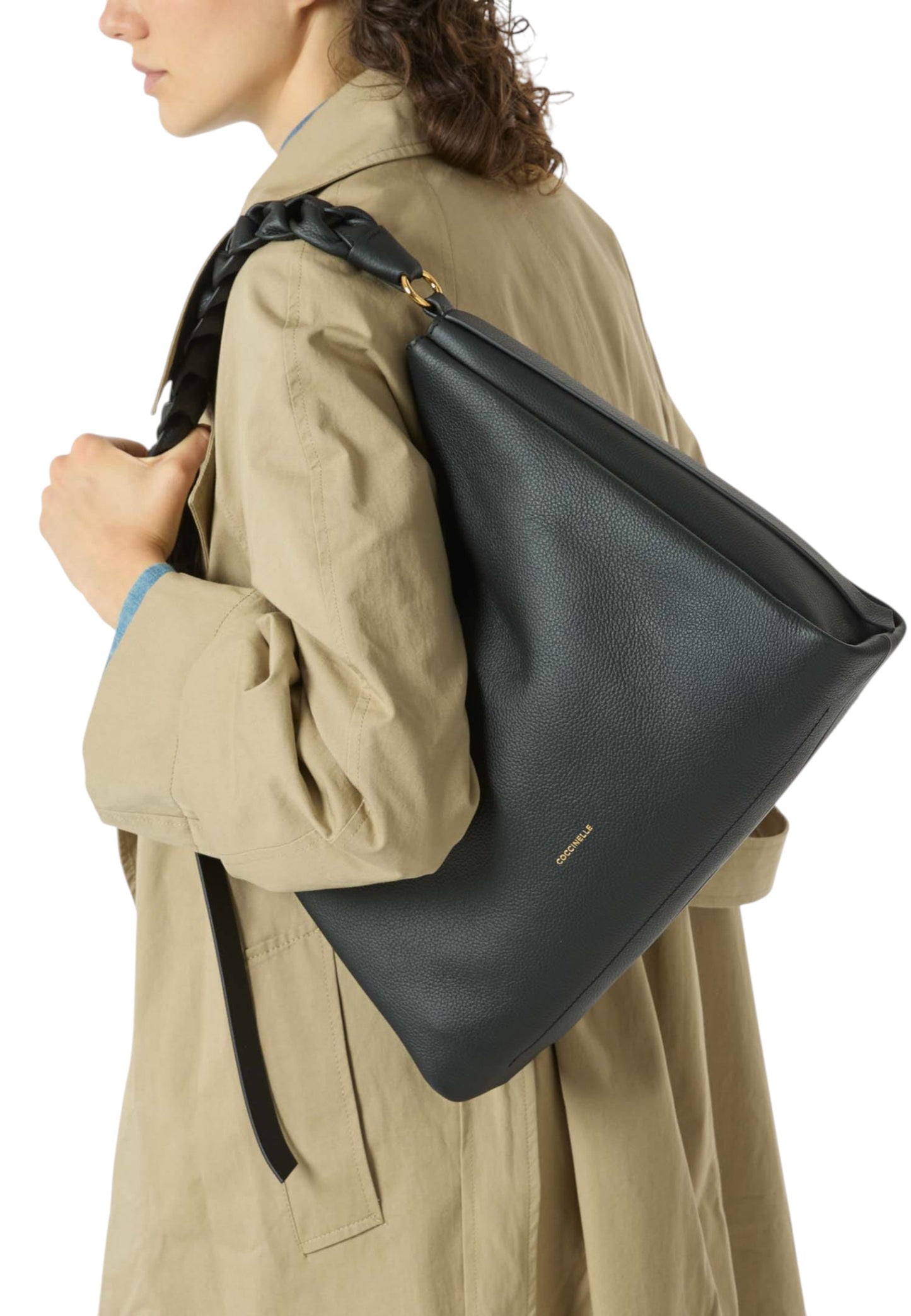 Borsa A Spalla Donna Coccinelle  Boheme Grana Double E1M50130201