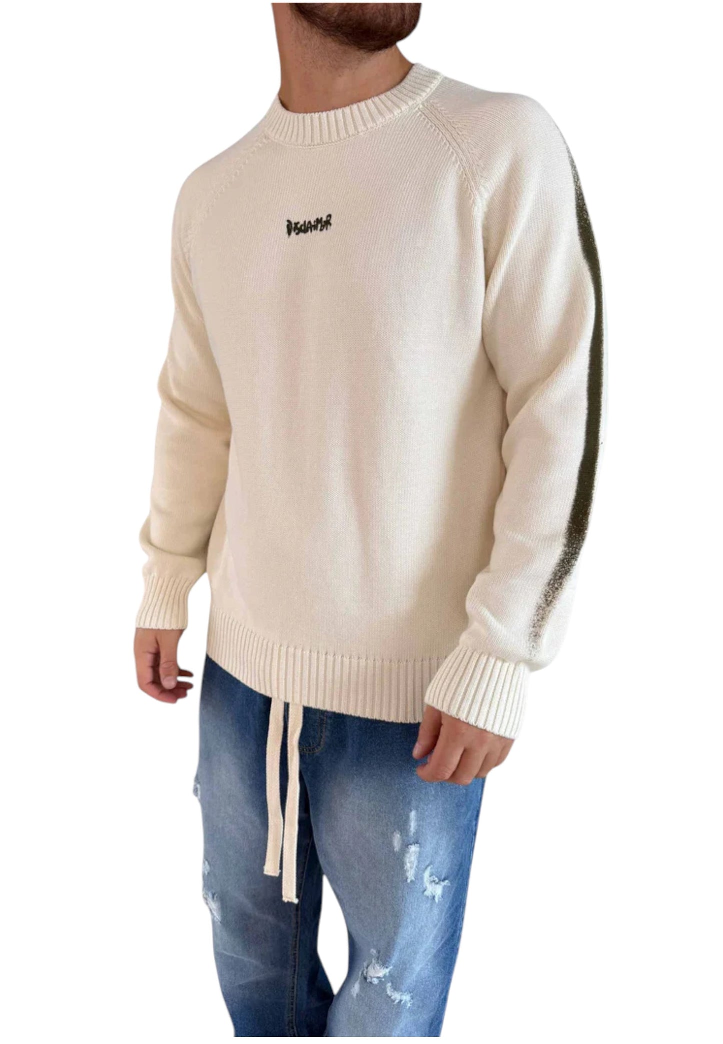 Felpa A Girocollo Uomo Disclaimer   25IDS55131