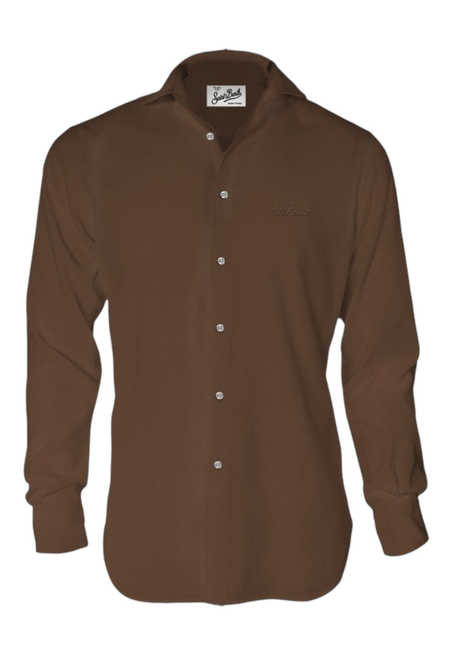 Camicia Manica lunga Uomo Mc2 Saint Barth Voile Chemise Ice LCM0001