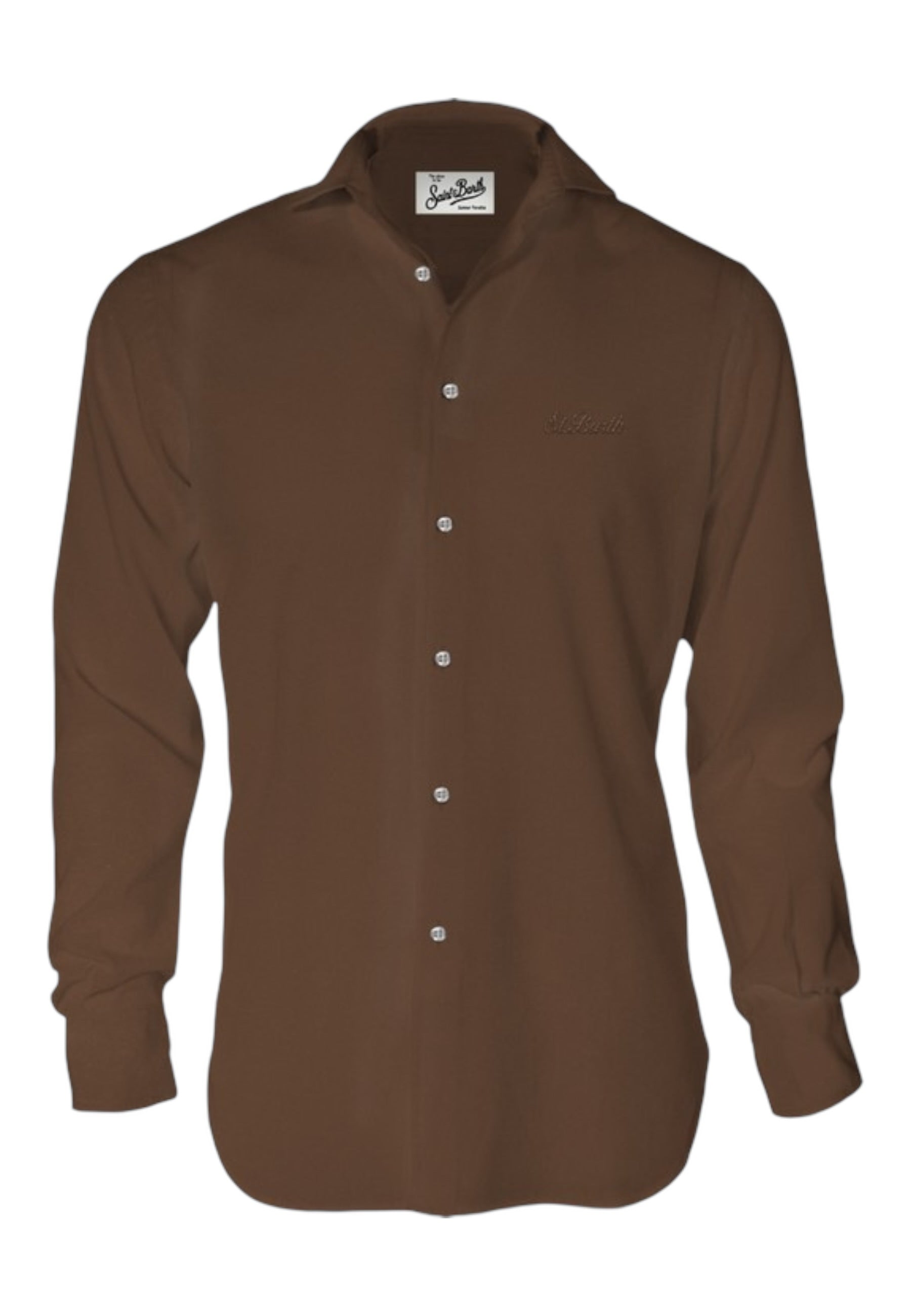 Camicia Manica lunga Uomo Mc2 Saint Barth Voile Chemise Ice LCM0001