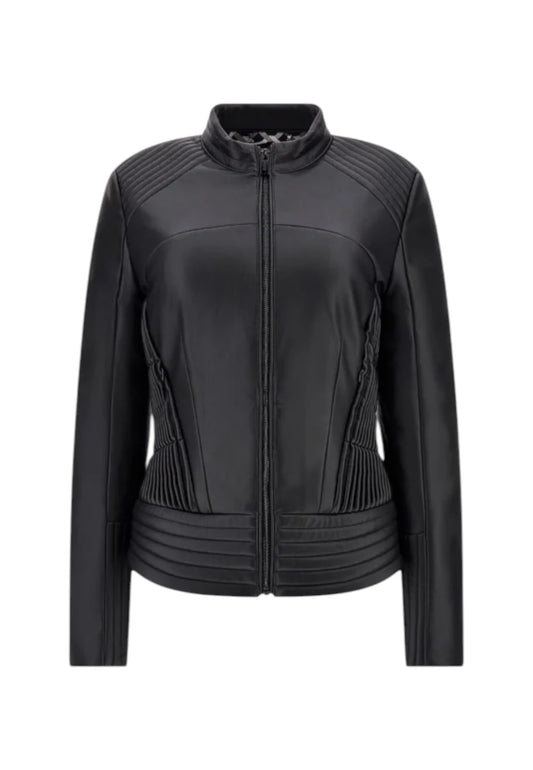 Giacca In Pelle Sintetica Donna Guess   W4RL12WFWT0