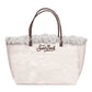 Borsa A Spalla Donna Mc2 Saint Barth Canvas City Bag Fringe CBF0001