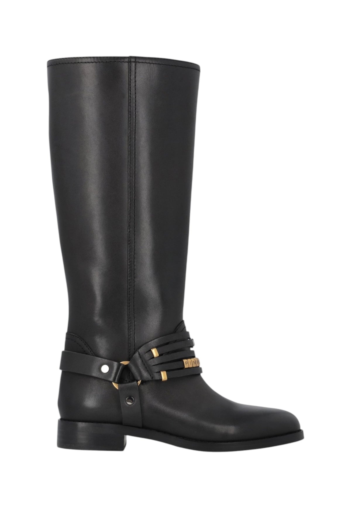 Stivali  Donna Pinko Con Cinturino E Fibbia, Fondo Carrarmato Cheval 01 SD0583P001