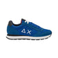 Sneakers Basse Uomo Sun68 Stile Running, Logo Ricamato, Nylon E Suede Tom Solid Z46101