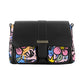 Borsa A Spalla Donna Braccialini A Spalla, Tracolla removibile e regolabile, Chiusura con clip, Due tasche interne, una con zip e una aperta, Stampa graffiti ispirata alla street art, Dimensioni: 20 x 8.5 x 18 Cm Queen B19300TY