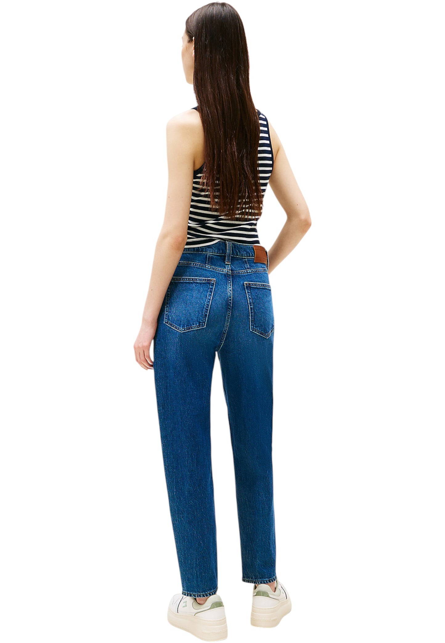 Jeans Tapered Fit Donna Tommy Jeans  Mom Jean Uh DW0DW19244