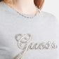 Maglione A Girocollo Donna Guess Logo Georgia W6BR53Z1454