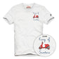 T-Shirt Manica Corta Uomo Mc2 Saint Barth Stampa E/O Ricamo Frontale King Scooter Portofino POT0001