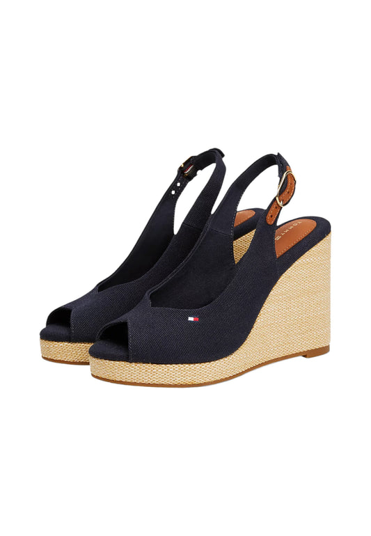 Sandali Con Zeppa Donna Tommy Hilfiger  Flag High Wedge
