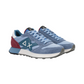 Sneakers Basse Uomo Sun68 Stile Running, Nylon E Suede, Maxi Logo Ricamato, Dettagli A Contrasto Jaki 2.0 Solid Z46121