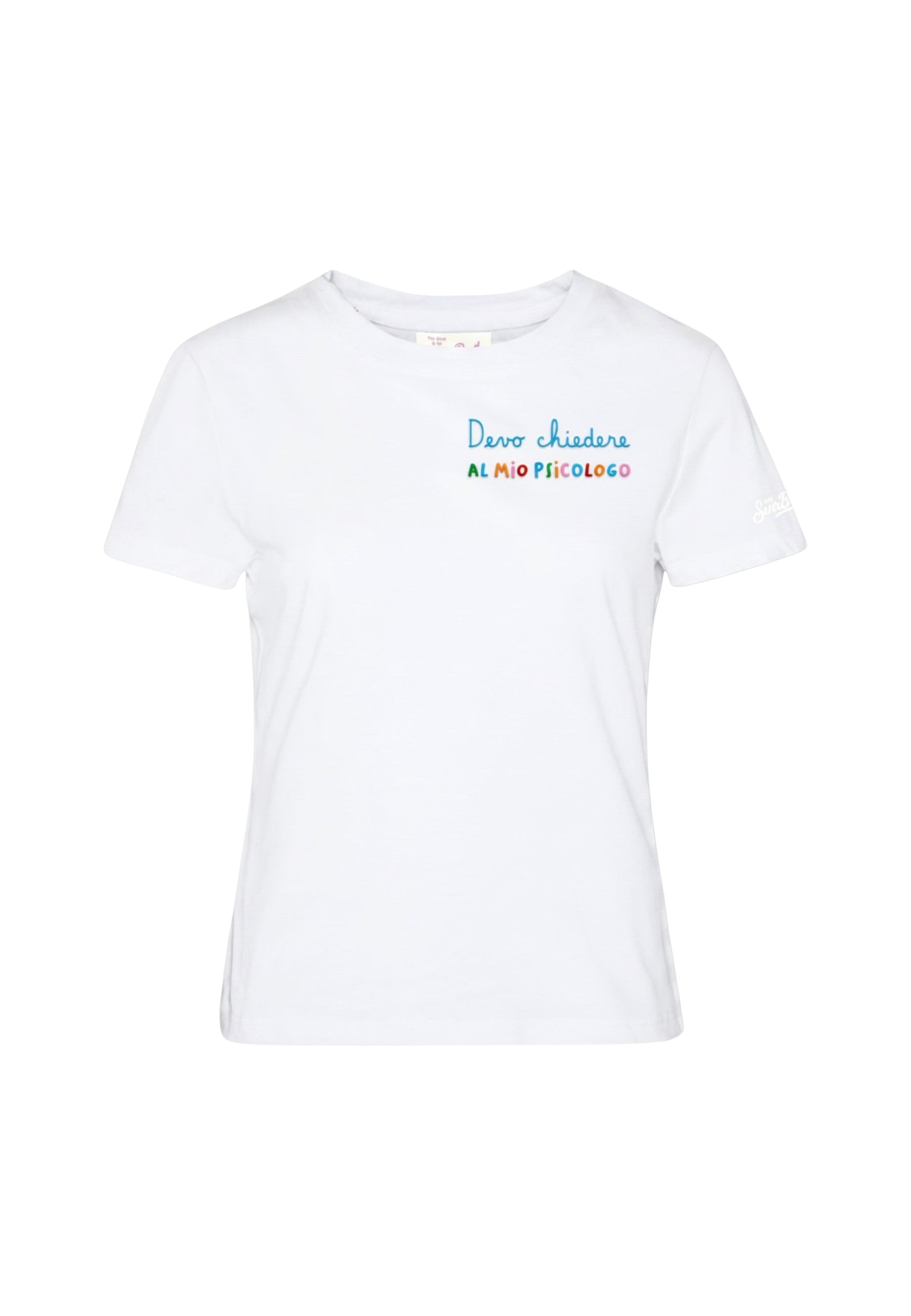 T-Shirt Manica Corta Donna Mc2 Saint Barth Chiedere Psicologo Emb Emilie EMI0001