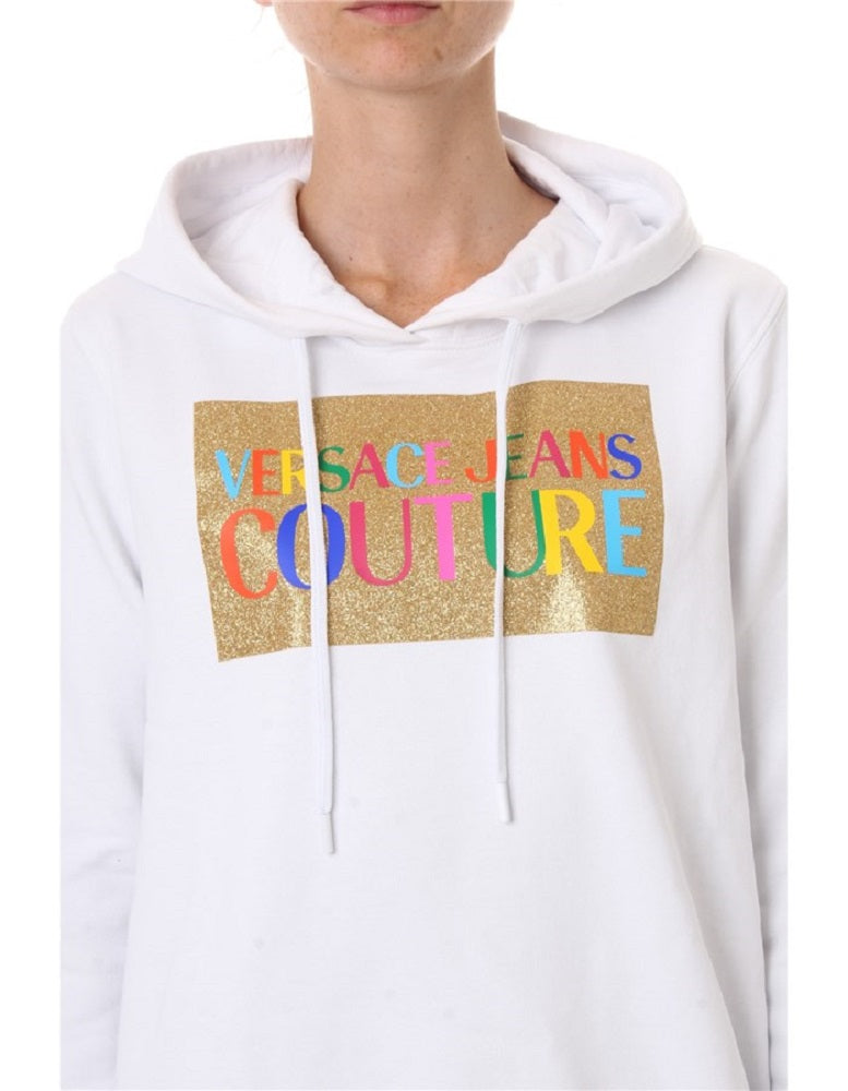 Felpa Con Cappuccio Donna Versace Jeans Couture   71HAIT07