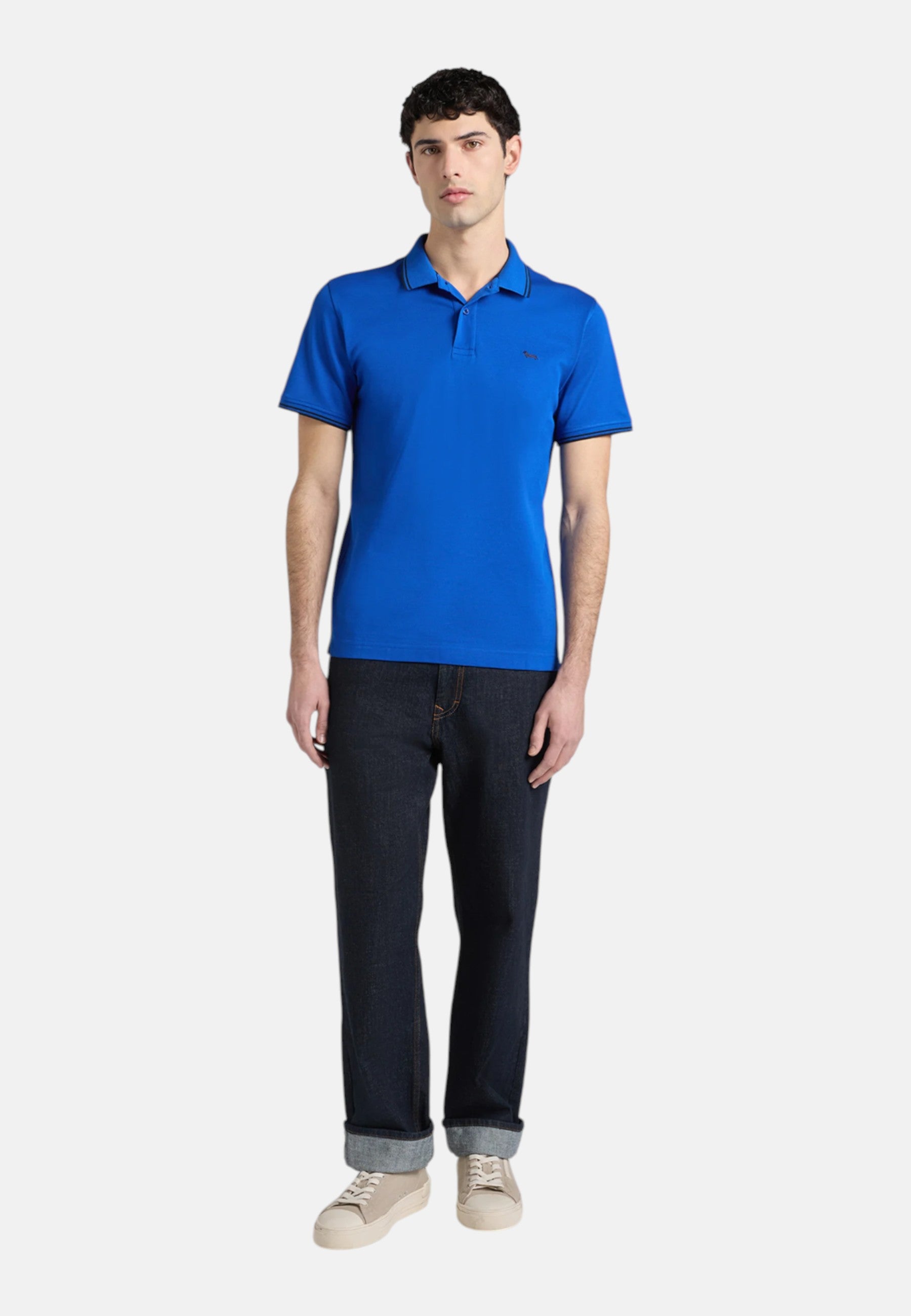 Polo Manica Corta Uomo Harmont & Blaine Con Righini A Contrasto  LNQ010021148