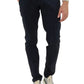 Pantaloni Slim Fit Uomo Roy Roger's In Gabardina New Rolf RRU013C870