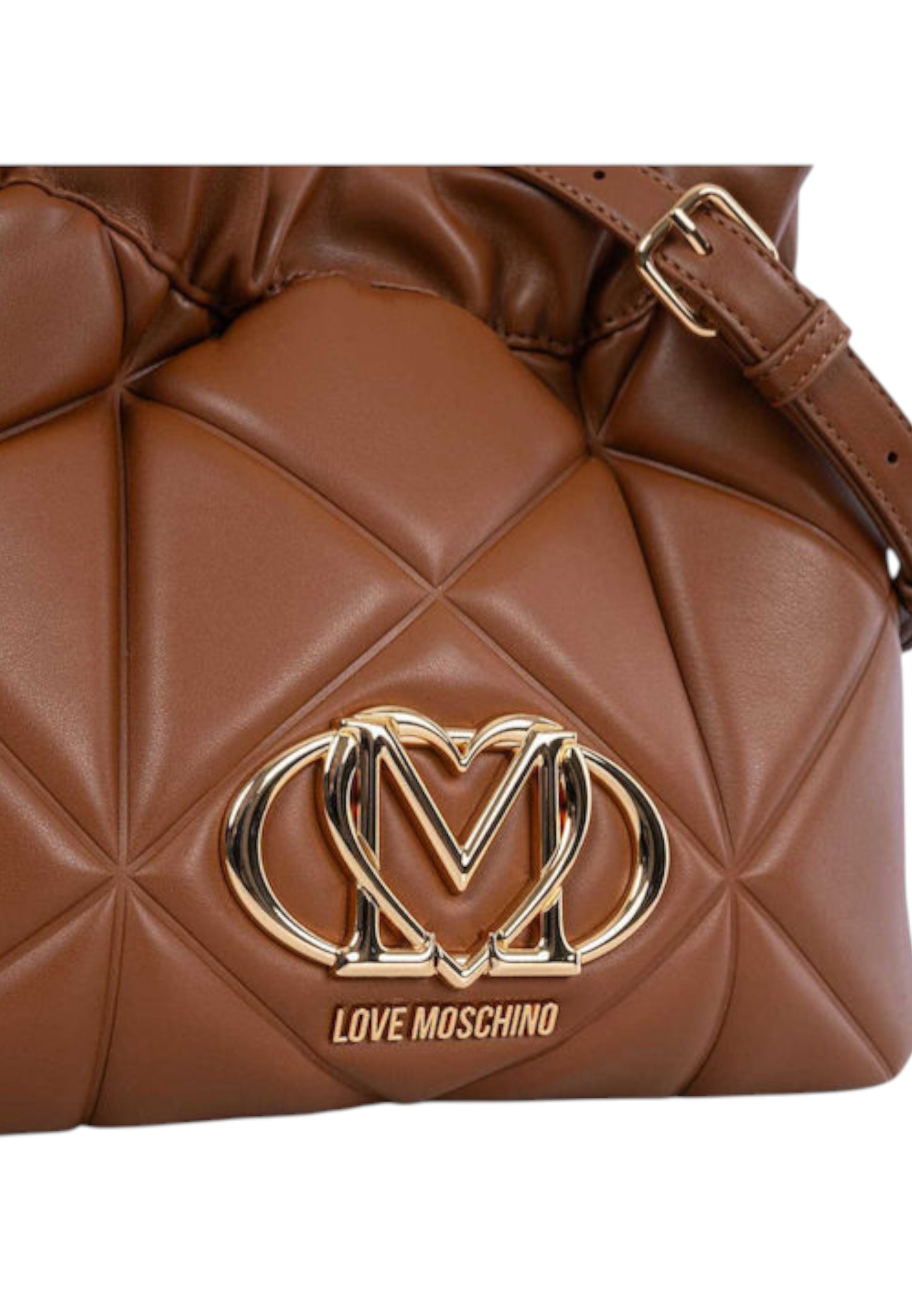 Borsa A Mano Donna Love Moschino A Secchiello Embossed  JC4115PP1OLC0