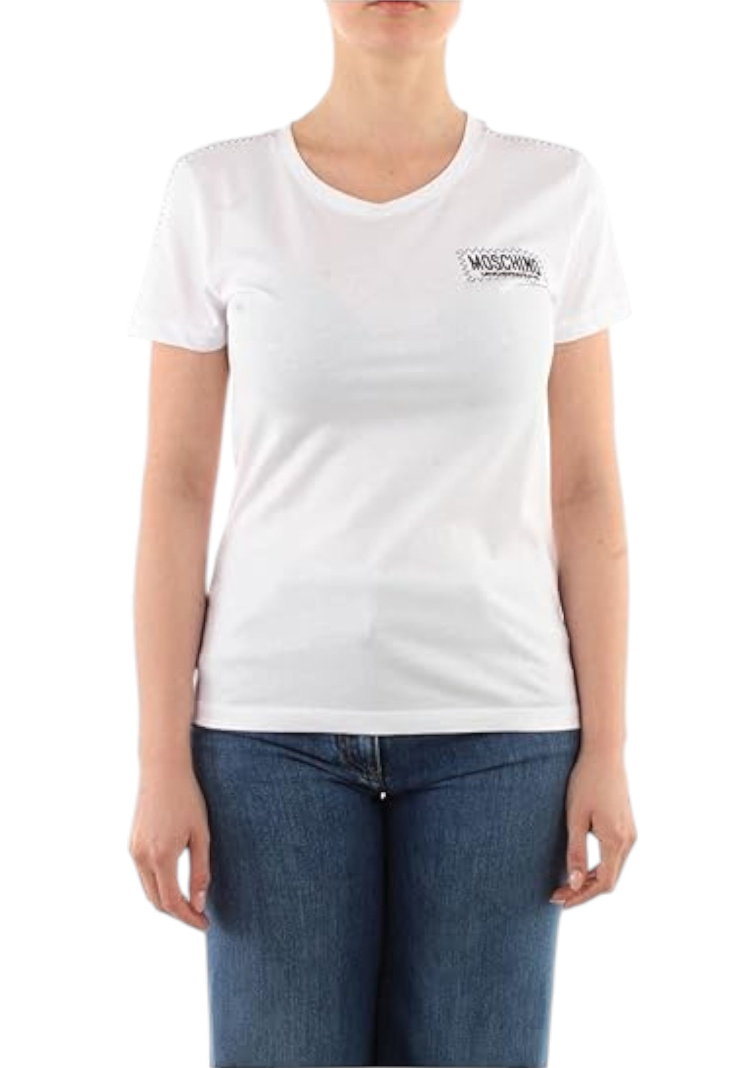 T-Shirt Manica Corta Donna Moschino   A19259001