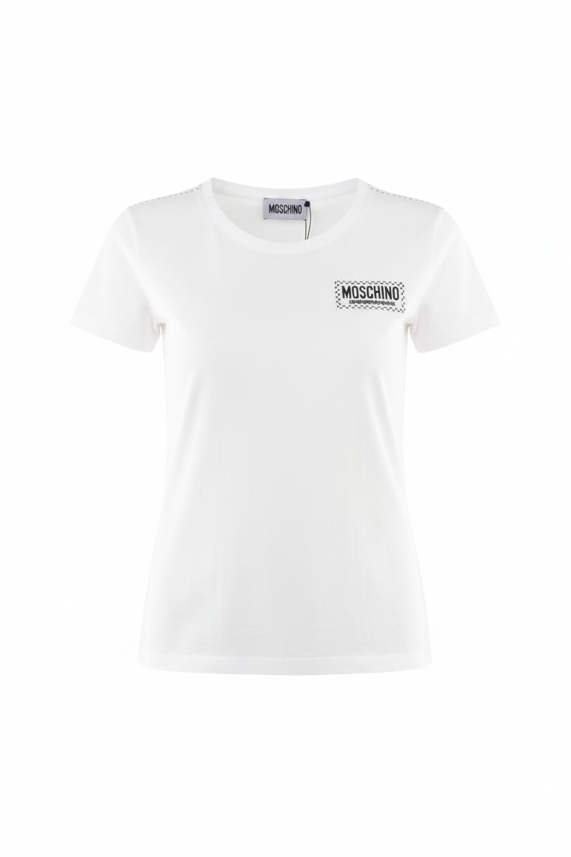 T-Shirt Manica Corta Donna Moschino   A19259001