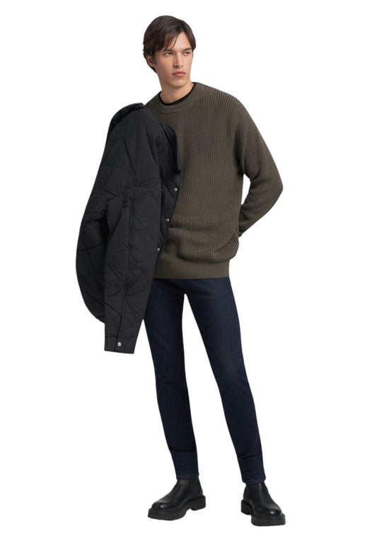 Maglione A Girocollo Uomo Replay A Costine  UK4722.000.G23788