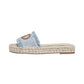 Ciabatte  Donna Liu Jo Monogram Denim Paros 01 SA6099TX523