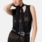 Top  Donna Liu Jo In Maglia Con Fiocco Eco Line WA6329MS007