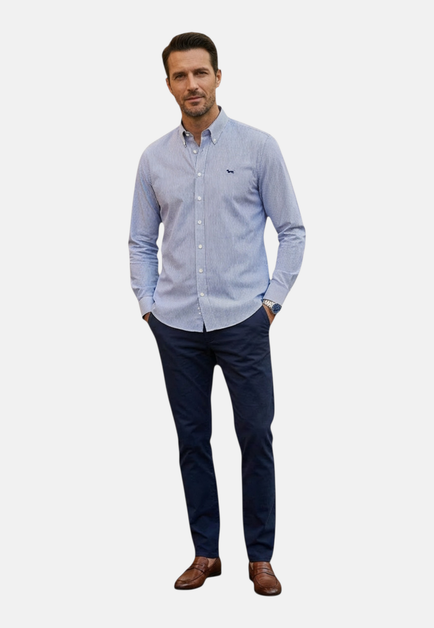 Camicia Manica lunga Uomo Harmont & Blaine   CRI012012044B