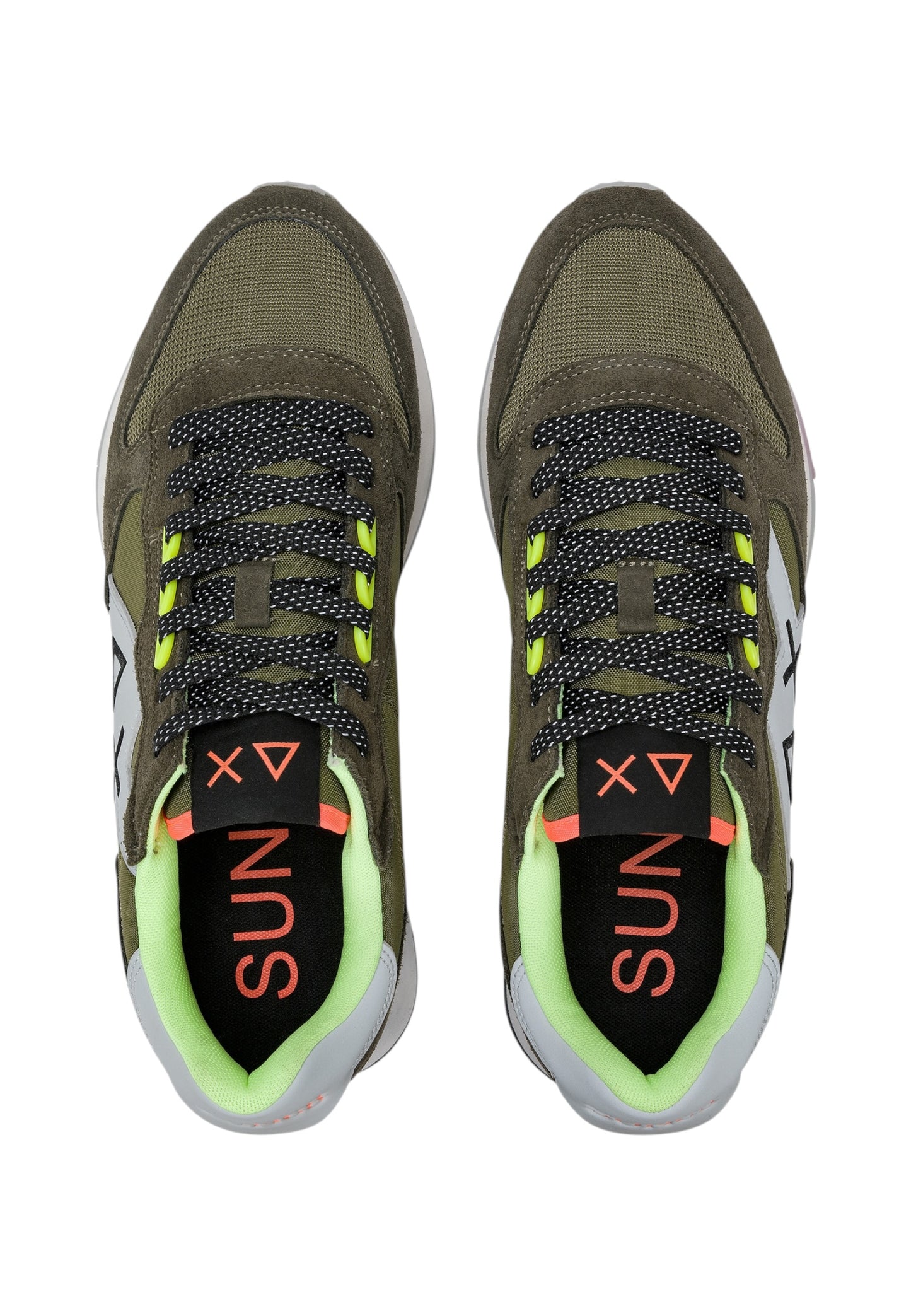 Sneakers Basse Uomo Sun68  Jaki 2.0 Fluo Z36117