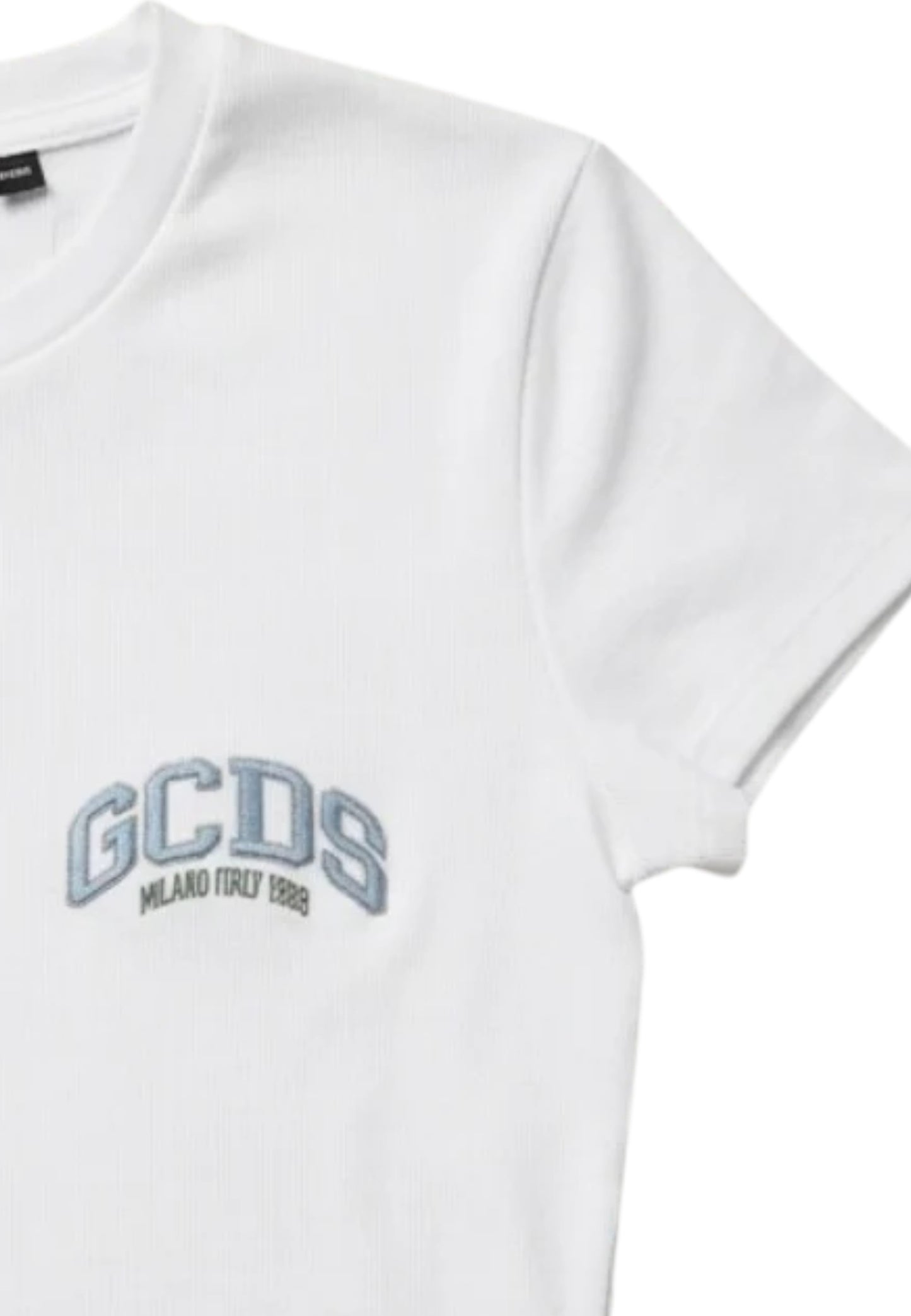 T-Shirt Manica Corta Donna Gcds Slim Fit Logo Lounge C1WEQC048J010