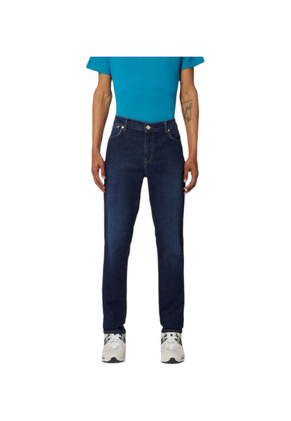 Jeans  Uomo Trussardi  5 Pocket 370 Close Denim Blue Stretch 52J00000-1Y000200