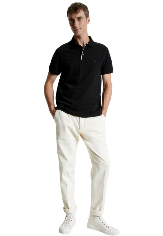 Polo Manica Corta Uomo Tommy Hilfiger  1985 Rwb Tipped Slim MW0MW30750