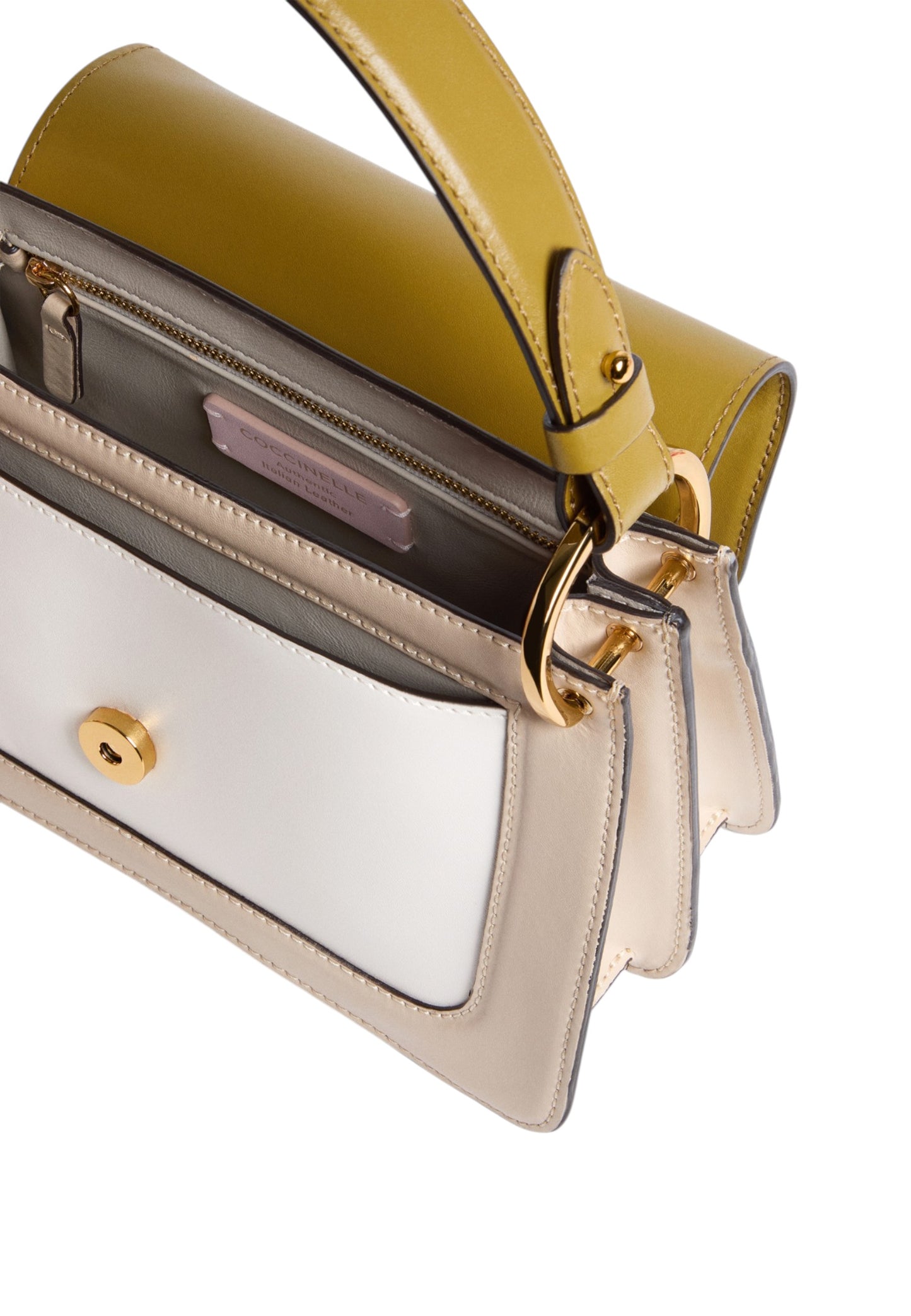 Borsa A Tracolla Donna Coccinelle In Pelle Liscia Di Vitello Multicolor Coccinelle C-Me Calf Tric Small E1U4H180201