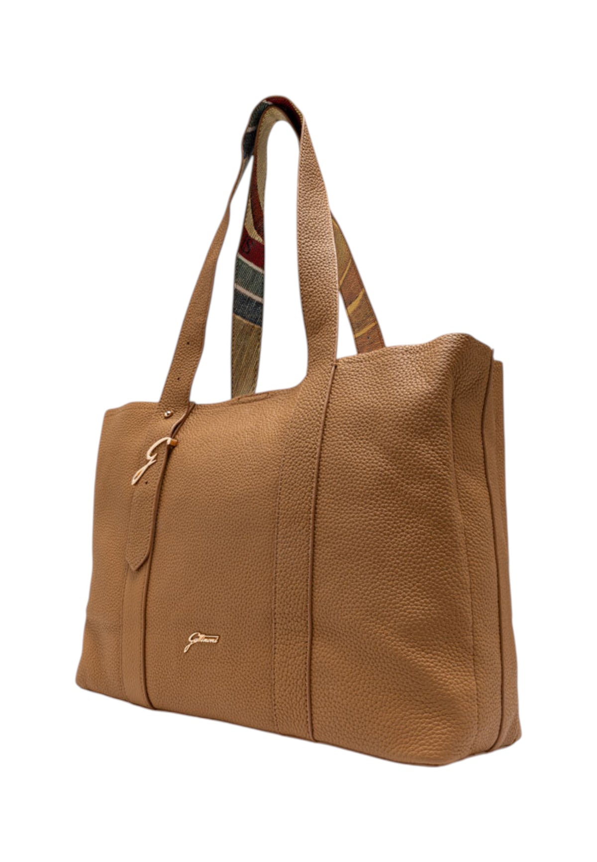 Borsa A Spalla Donna Gattinoni Linea Hellen, Pelle con finiture in similpelle, Formato grande, Shopper Hellen BIGH48271WHN