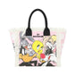 Borsa A Mano Donna Braccialini Summer In Tessuto Canvas Stampa Looney Tunes Summer Special Lt LT270TC