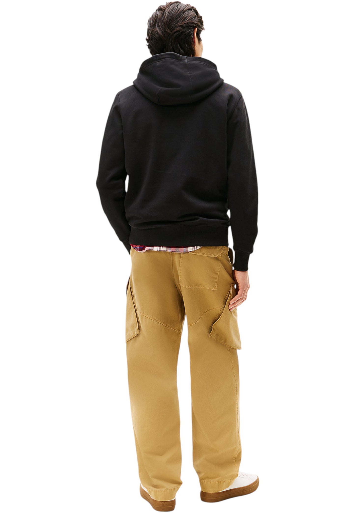 Felpa Con Cappuccio Uomo Tommy Hilfiger  Linear Flag Graphic MW0MW41332