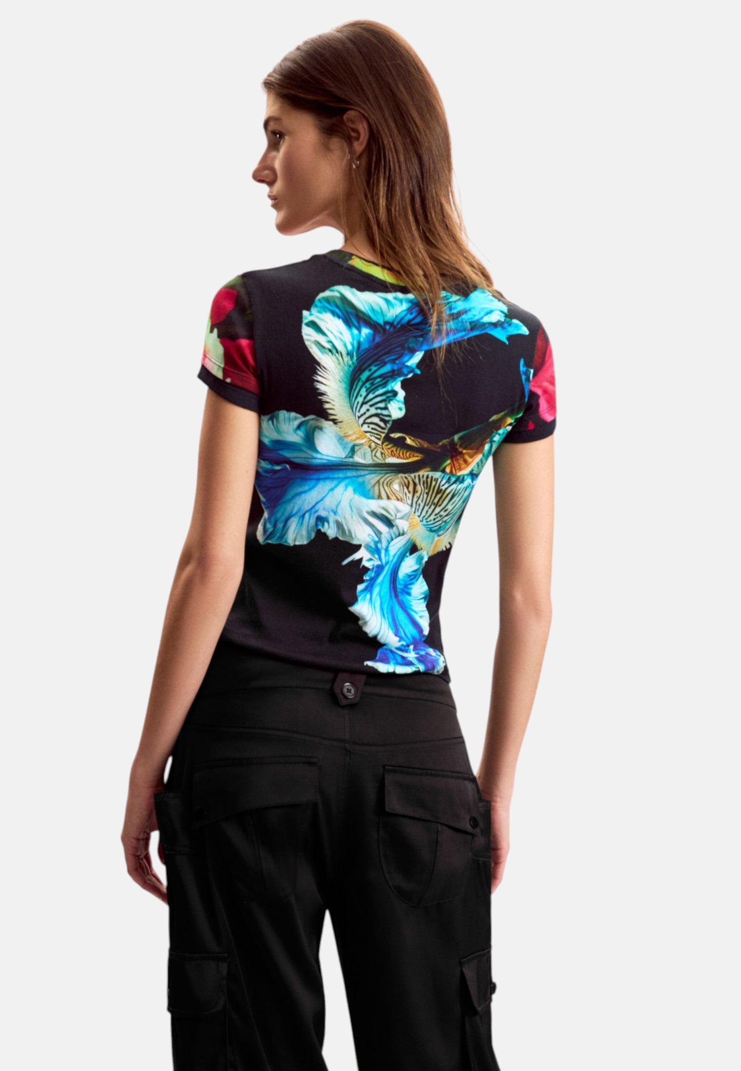 T-Shirt  Donna Desigual  Ts Multiflowers Lacroix 26SWTK49