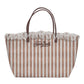 Borsa A Spalla Donna Mc2 Saint Barth Hb Stripes City Bag Mid Fringe CBMF001
