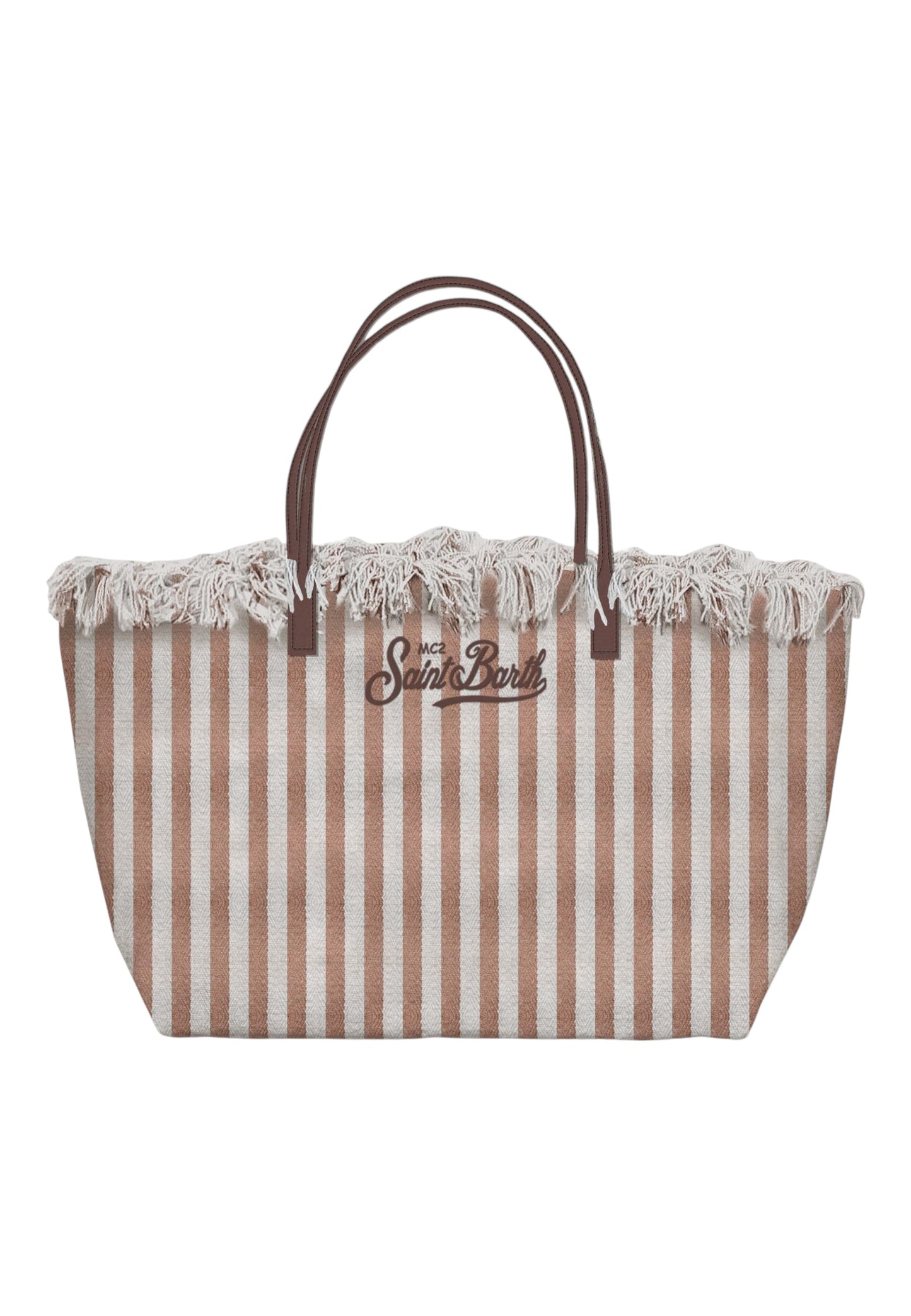 Borsa A Spalla Donna Mc2 Saint Barth Hb Stripes City Bag Mid Fringe CBMF001