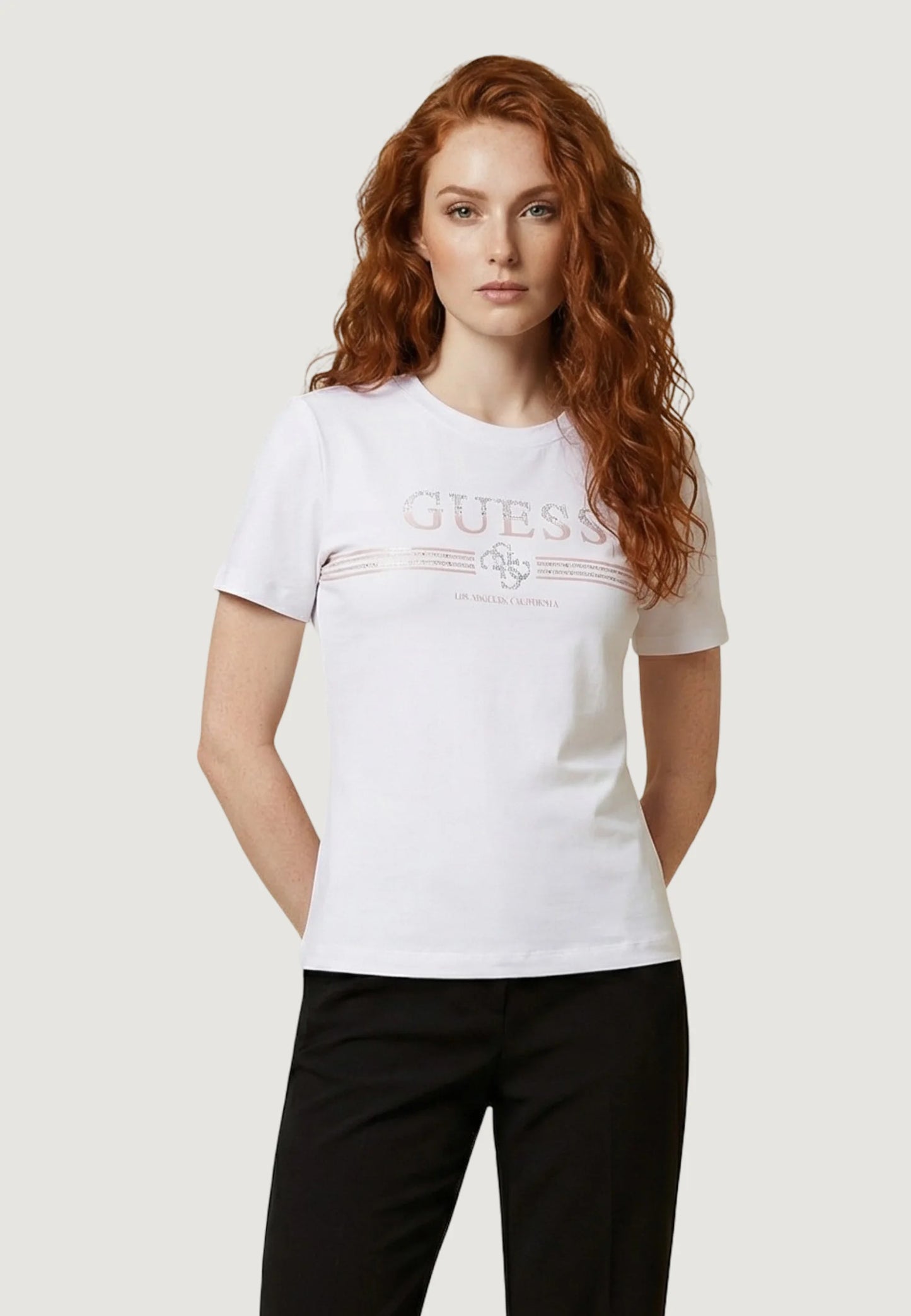 T-Shirt Manica Corta Donna Guess  Siena V6GI07K2968