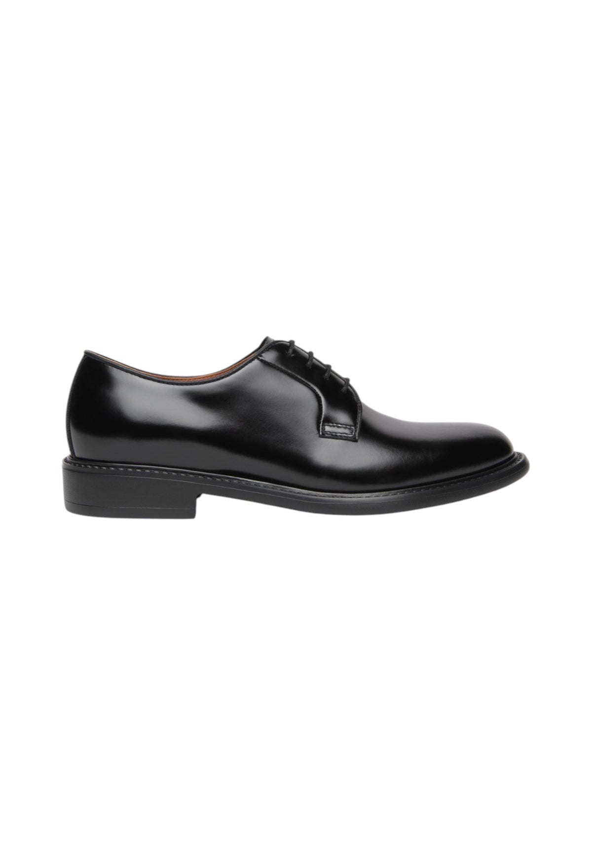 Stringate Basse Uomo Nero Giardini Tomaia in pelle, chiusura con lacci, punta arrotondata, tacco basso, suola in gomma, Made in Italy  I601251U