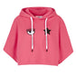 Felpa Con Cappuccio Donna Chiara Ferragni Cropped Manica Corta  72CBIT12CFT02